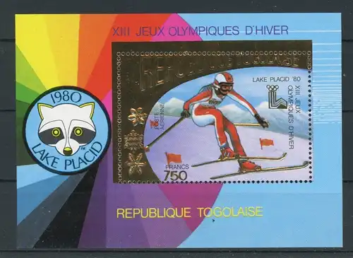 Togo Block 152 postfrisch Olympia #JK940