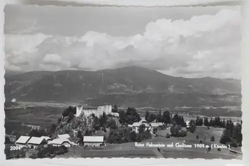 AK Gerlitzen 1909 m Ortsansicht mit Ruine Finkenstein #PJ967