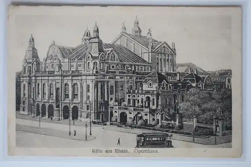 AK Köln am Rhein Opernhaus Feldpost 1918 #PK074