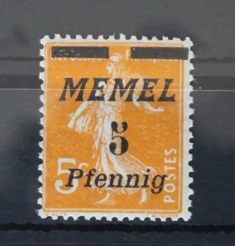 Memel 52 postfrisch #VZ105