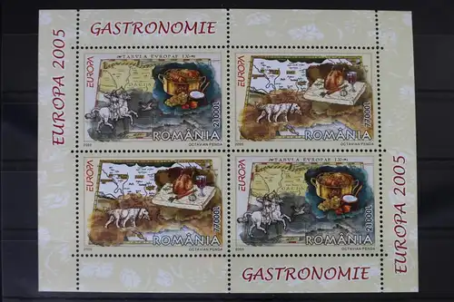 Rumänien Block 355 I mit 5935-5936 postfrisch Europa Gastronomie #VY456