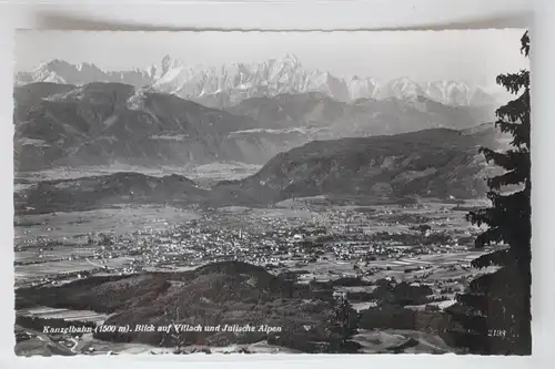 AK Kanzelbahn (1500 m) Blick auf Villach und Julische Alpen #PK004