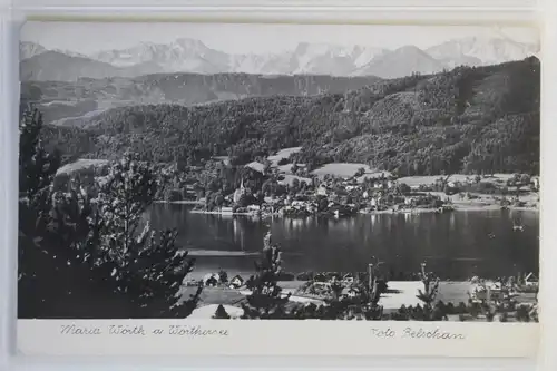 AK Maria Wörth am Wörthersee Ortsansicht 1962 #PK128