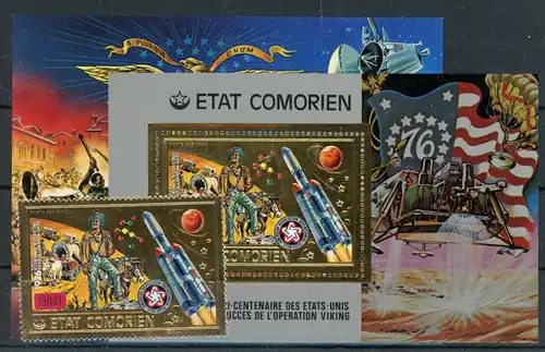 Komoren 312, Block 58-59 postfrisch Raumfahrt #JL280