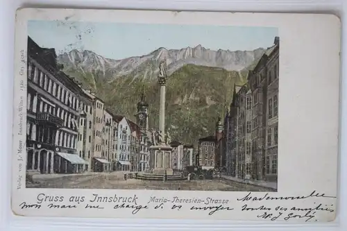 AK Innsbruck Maria Theresien Straße 1902 #PK101