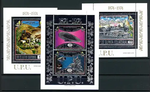 äquatorial Guinea Block 111-13 postfrisch UPU #JM393