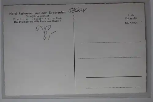 AK Rhöndorf Wohnhaus des Bundeskanzlers Dr. Adenauer #PK038