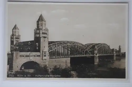 AK Köln a. Rh. Hohenzollernbrücke #PK052