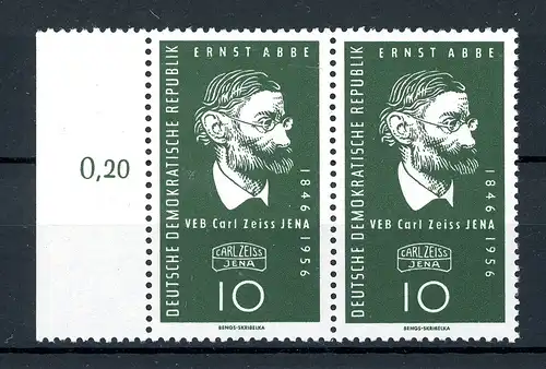 DDR Plattenfehler 545 II postfrisch #JM421