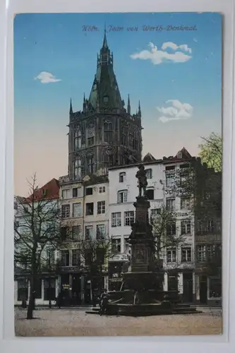 AK Köln Jean von Werth-Denkmal #PK077