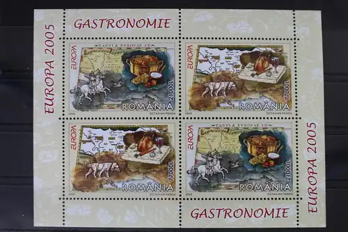 Rumänien Block 355 I mit 5935-5936 postfrisch Europa Gastronomie #VY455