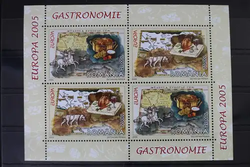 Rumänien Block 355 I mit 5935-5936 postfrisch Europa Gastronomie #VY457