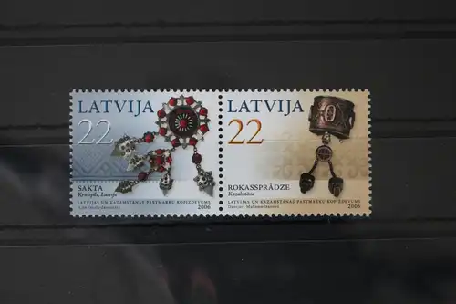 Lettland 672-673 postfrisch Paar #VV864