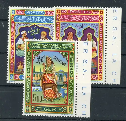 Algerien 441-443 postfrisch Künstler #JL248