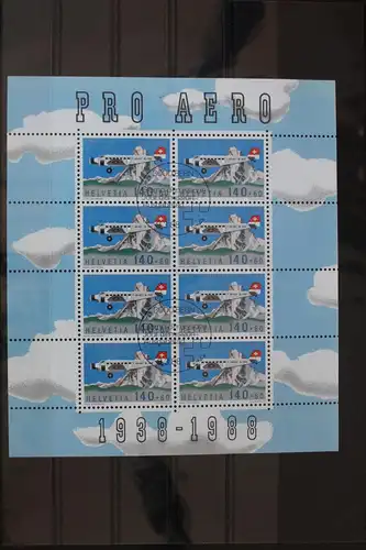 Schweiz 1369 gestempelt als Kleinbogen #WA391