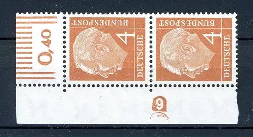 Bund 178 x W v DZ 6 negativ postfrisch #JG515