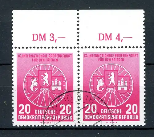 DDR Plattenfehler 522 II gestempelt #JM425