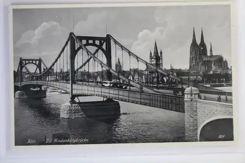AK Köln a. Rh. Die Hindenburgbrücke #PK219