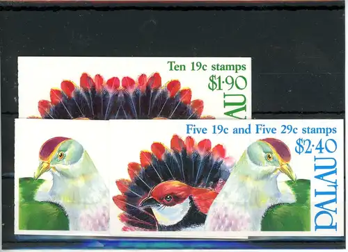 Palau Inseln Markenheft 428, 30 postfrisch Vögel #JL274