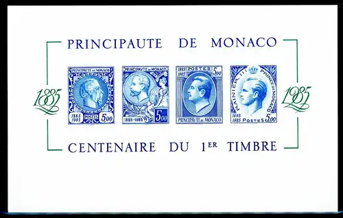 Monaco Block 31 U postfrisch Philatelie ungezähnt #GJ293