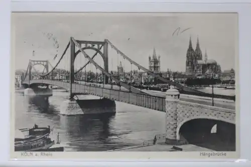 AK Köln am Rhein Hängebrücke #PK286