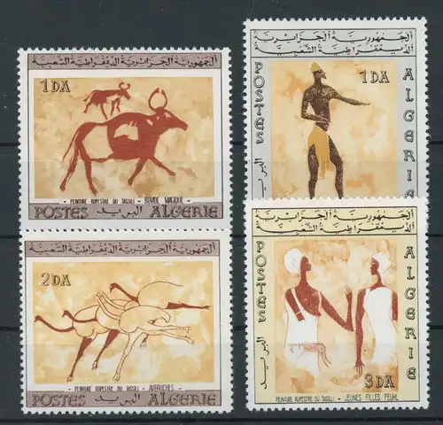 Algerien 444-447 postfrisch Felszeichnungen #HK874
