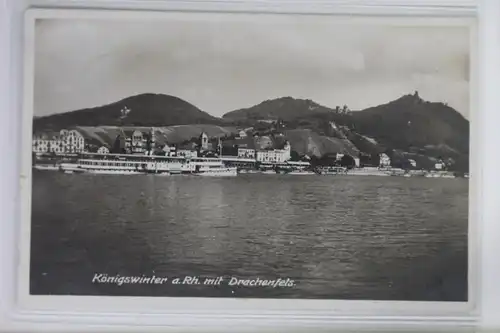 AK Königswinter a. Rh. mit Drachenfels 1929 #PK376