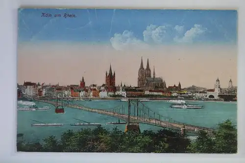 AK Köln am Rhein Panorama 1919 #PK247