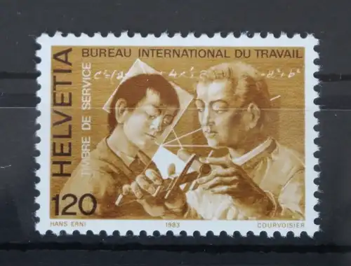Schweiz Internationale Arbeitsorganisation (BIT/ILO) 108 postfrisch #WB591
