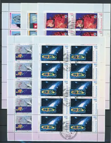 Bund Zehnerbogen 2077-2081 Berlin, Kosmos Ersttagssonderstempel #GG1476