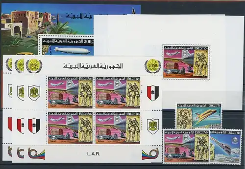 Libyen Einzelblöcke 584-586, Block 25-28 postfrisch UPU #JL339