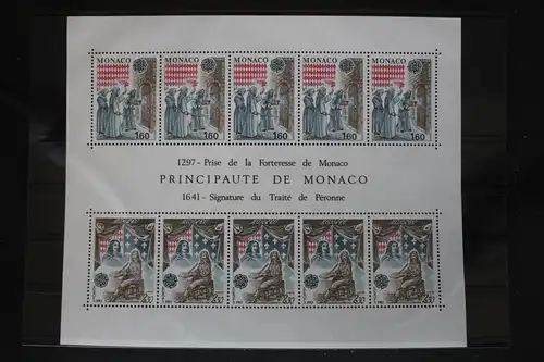 Monaco Block 19 mit 1526-1527 postfrisch #WB392