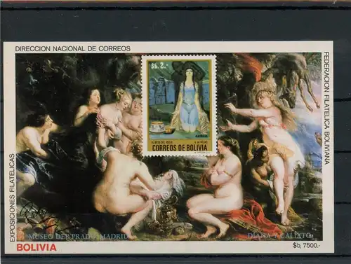 Bolivien Block 142 postfrisch Jugend #HK852