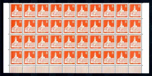 Berlin 40er Bogenteil Unterrand 187 postfrisch BZ-Nummer #GG1492