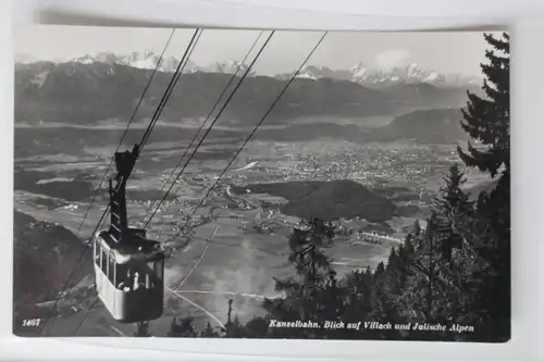 AK Kanzelbahn Blick auf Villach und Julische Alpen #PK282