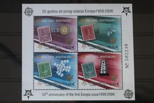 Montenegro Block 2 mit 108-111 postfrisch #WB121