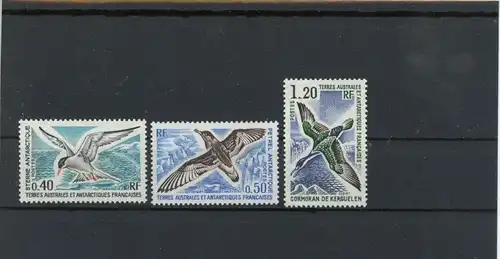 franz. Antarktisgebiete 103-104, 07 postfrisch Vögel #HK864