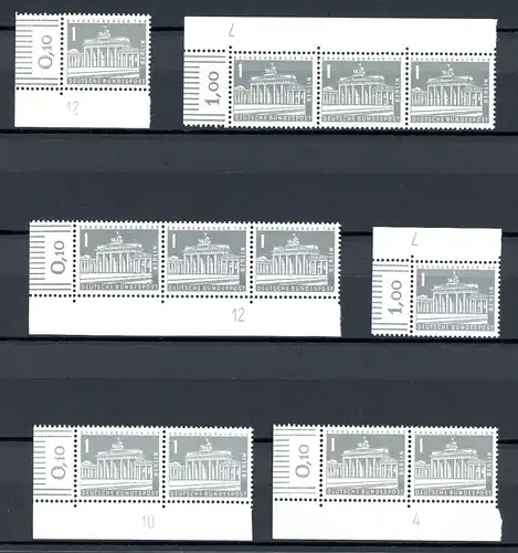 Berlin Lot DZ von 140 postfrisch #JM002