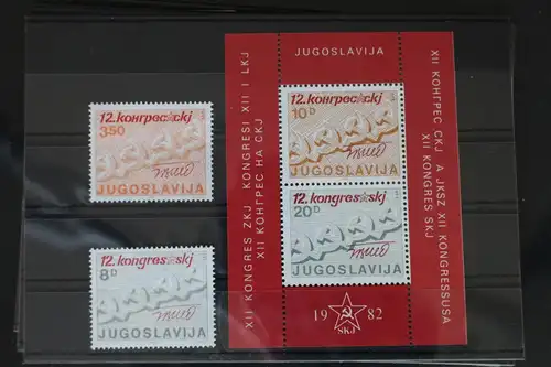 Jugoslawien 1930-1931, Block 21 mit 1932-1933 postfrisch #WB293