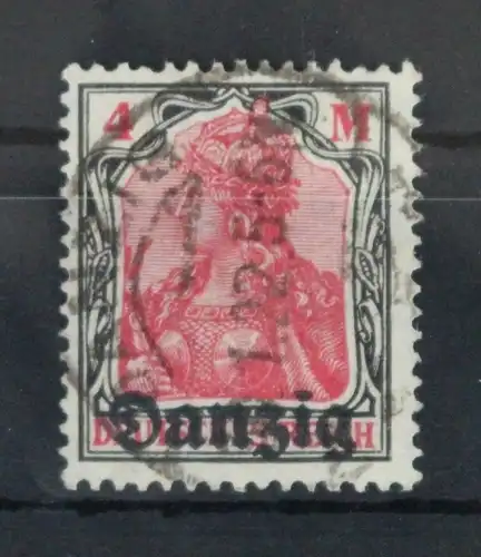 Danzig 14 gestempelt geprüft Infla Berlin #VZ365