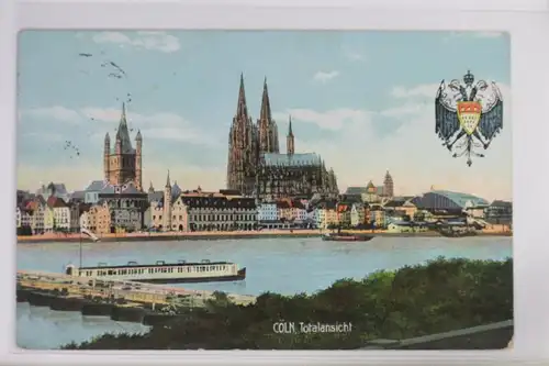 AK Köln am Rhein Totalansicht 1914 #PK365