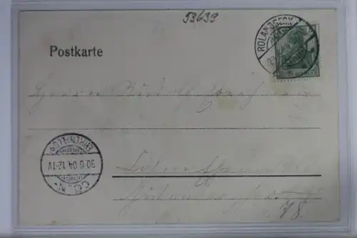 AK Königswinter am Rhein Ortsansicht 1904 #PK298