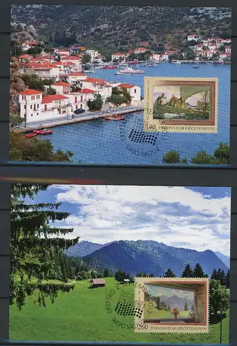Liechtenstein MK 369-70 Kunst Ersttagssonderstempel #GG1497