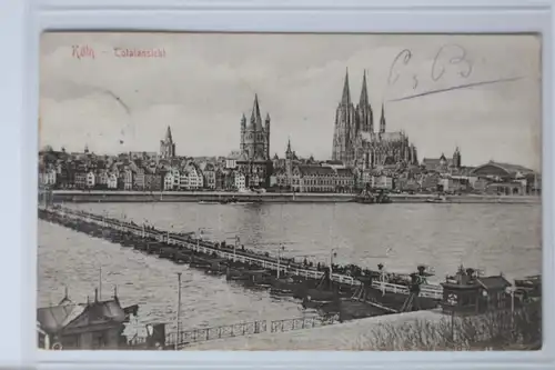 AK Köln a. Rh. Totalansicht 1906 #PK273