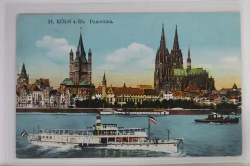 AK Köln a. Rh. Panorama 1913 #PK343