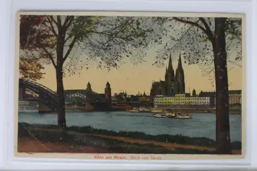 AK Köln am Rhein Blick von Deutz #PK425