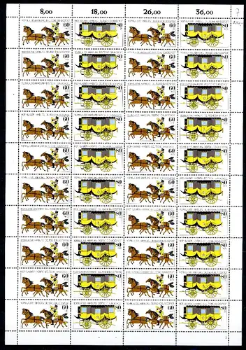 Bund ZD-Bogen 1255-1256 postfrisch MOPHILA #GG1487