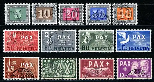 Schweiz 447-459 gestempelt #HF007