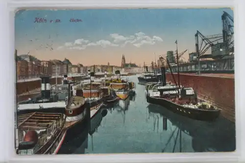 AK Köln a. Rh. Hafen 1922 #PK346