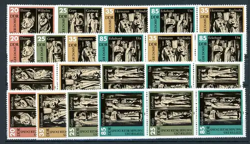 DDR W ZD 568-575 + S ZD 258-265 postfrisch #JL373